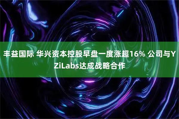 丰益国际 华兴资本控股早盘一度涨超16% 公司与YZiLabs达成战略合作