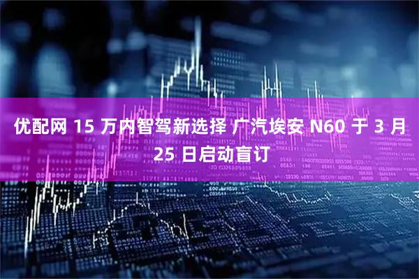 优配网 15 万内智驾新选择 广汽埃安 N60 于 3 月 25 日启动盲订