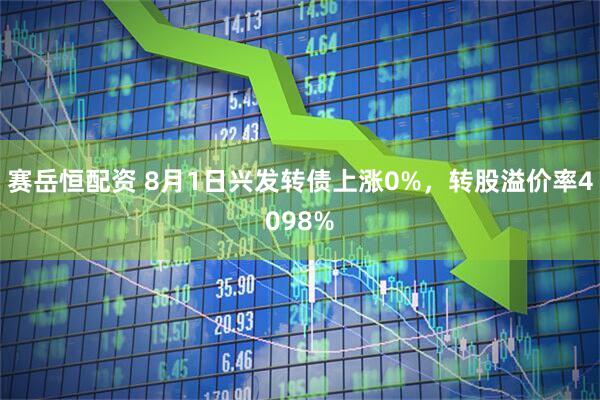 赛岳恒配资 8月1日兴发转债上涨0%，转股溢价率4098%