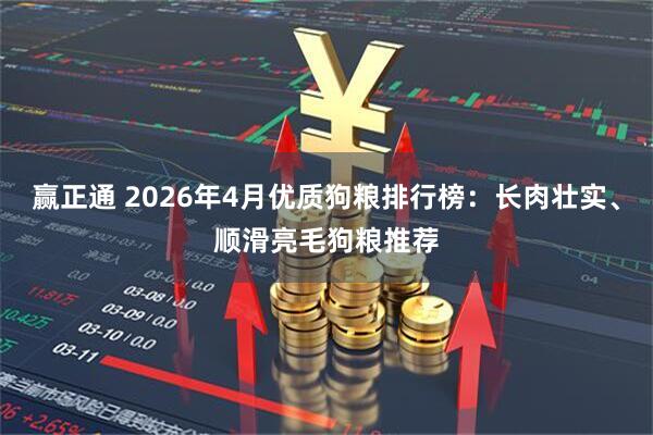 赢正通 2026年4月优质狗粮排行榜：长肉壮实、顺滑亮毛狗粮推荐